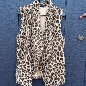 Leopard Print Vest